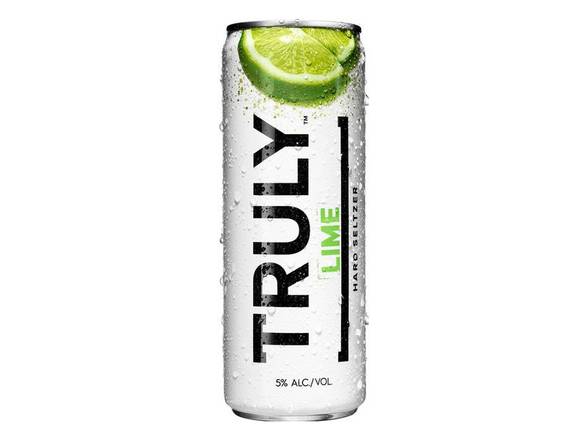Order TRULY Hard Seltzer Lime, Spiked & Sparkling Water  - 6x 12oz Cans food online from Shar Armanetti Fine Wine & Spirits store, Carpentersville on bringmethat.com