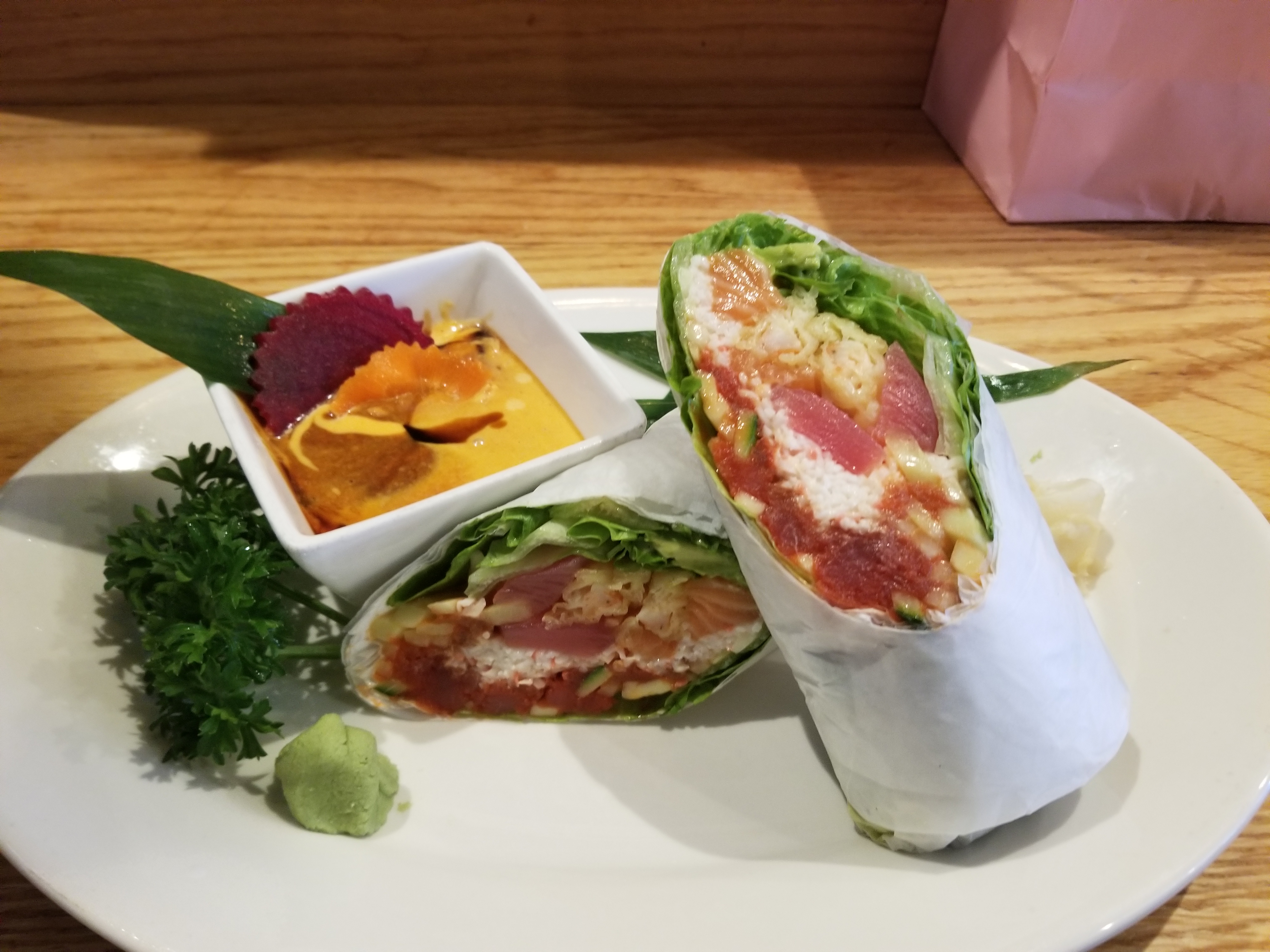 Order Sushi Burrito Roll food online from Yoshi Ramen And Sushi store, Daly City on bringmethat.com