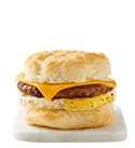 Order Sausage Egg and Cheese Biscuit Sandwich food online from Caribou Coffee store, Madison on bringmethat.com