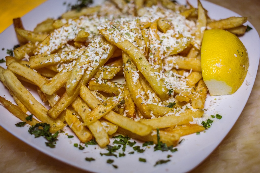Order Greek Fries food online from Kalamata Kitchen store, Oak Park on bringmethat.com