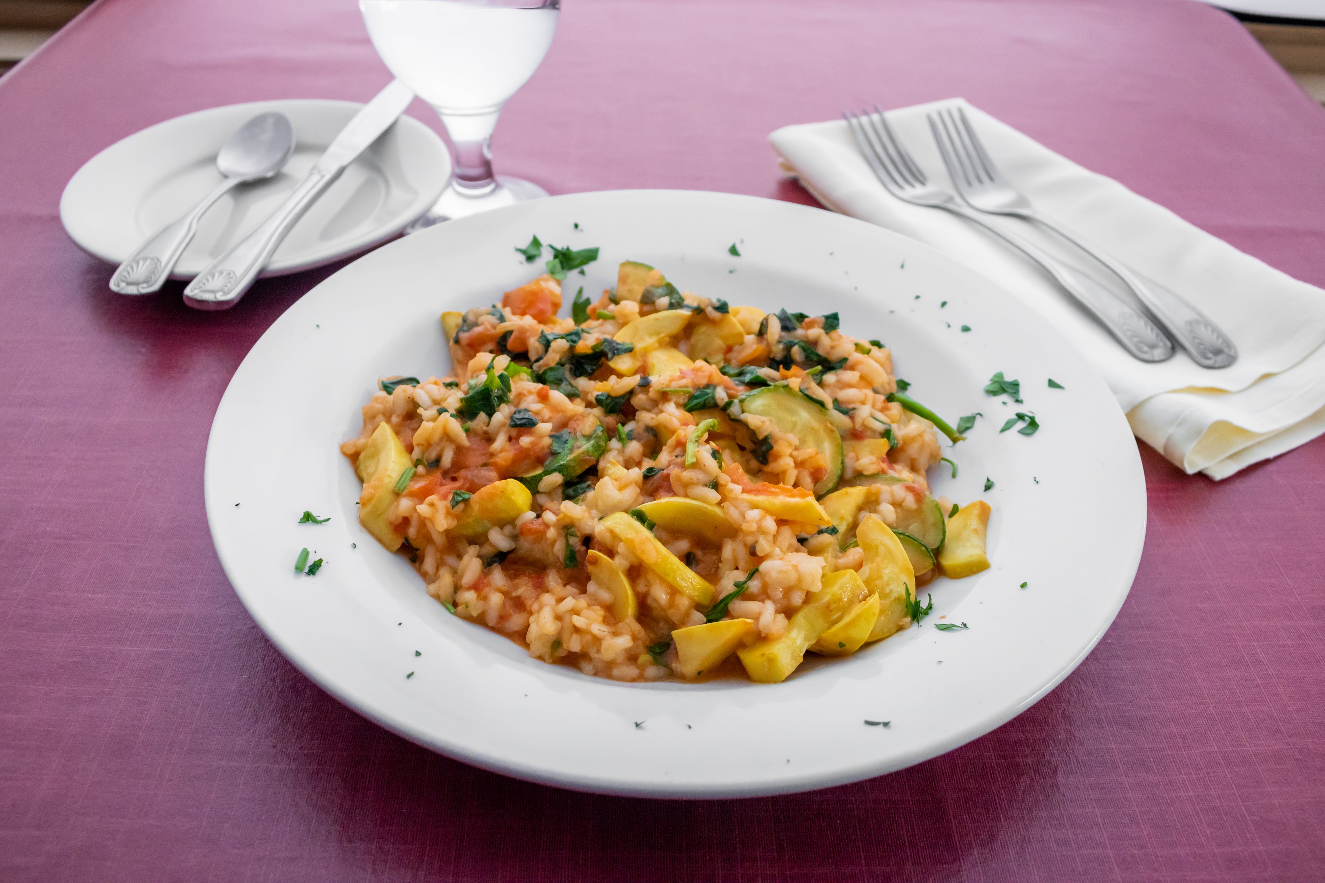 Order Squash & Zucchini Rissoto - Pasta food online from Ristorante al Fresco store, Mt Laurel on bringmethat.com
