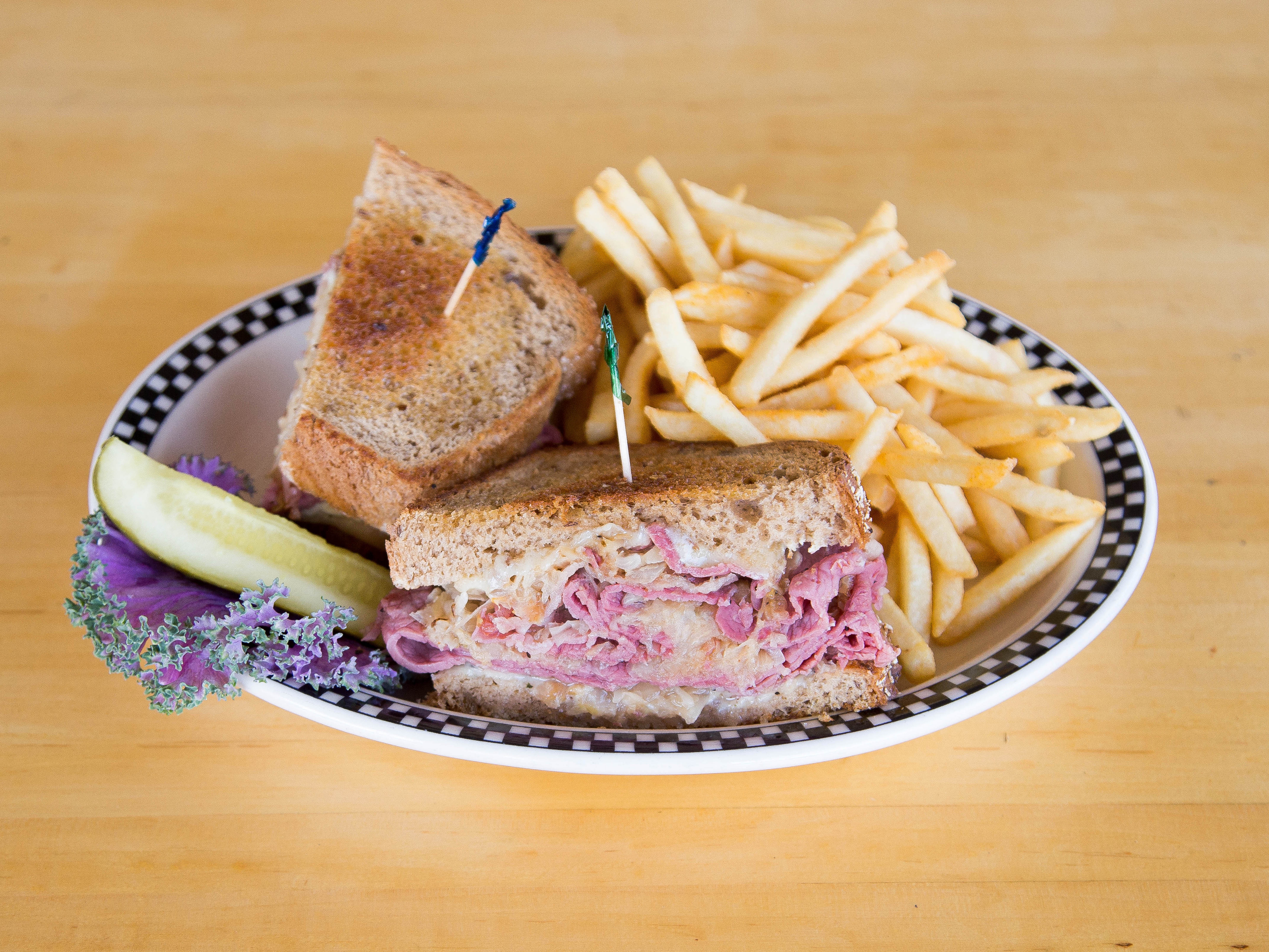 Order Grilled Reuben Sandwich food online from Route 66 Classic Grill store, Canyon Country on bringmethat.com