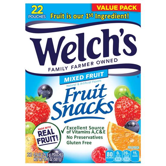 Order Welch's Mixed Fruit Flavored Fruit Snacks Pouches, 22 CT food online from Cvs store, PEARL on bringmethat.com