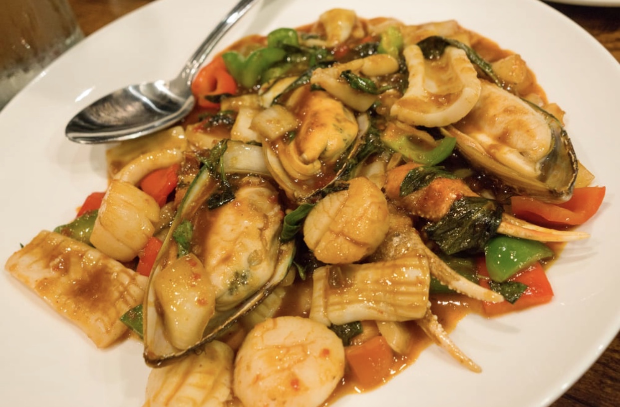 Order Basil Seafood food online from Srithai Kitchen store, Snellville on bringmethat.com