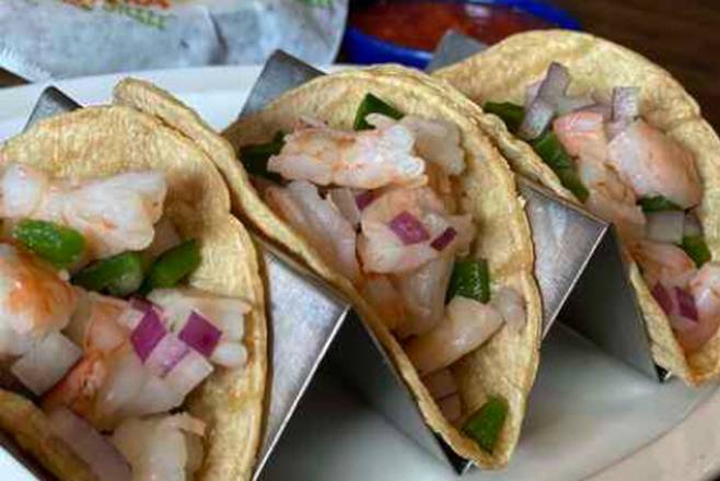 Order Baja Shrimp Tacos food online from Frontera Mex-Mex Grill store, Stockbridge on bringmethat.com