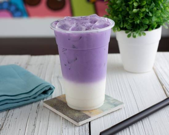 Order Taro Latte food online from Ding Tea store, National City on bringmethat.com