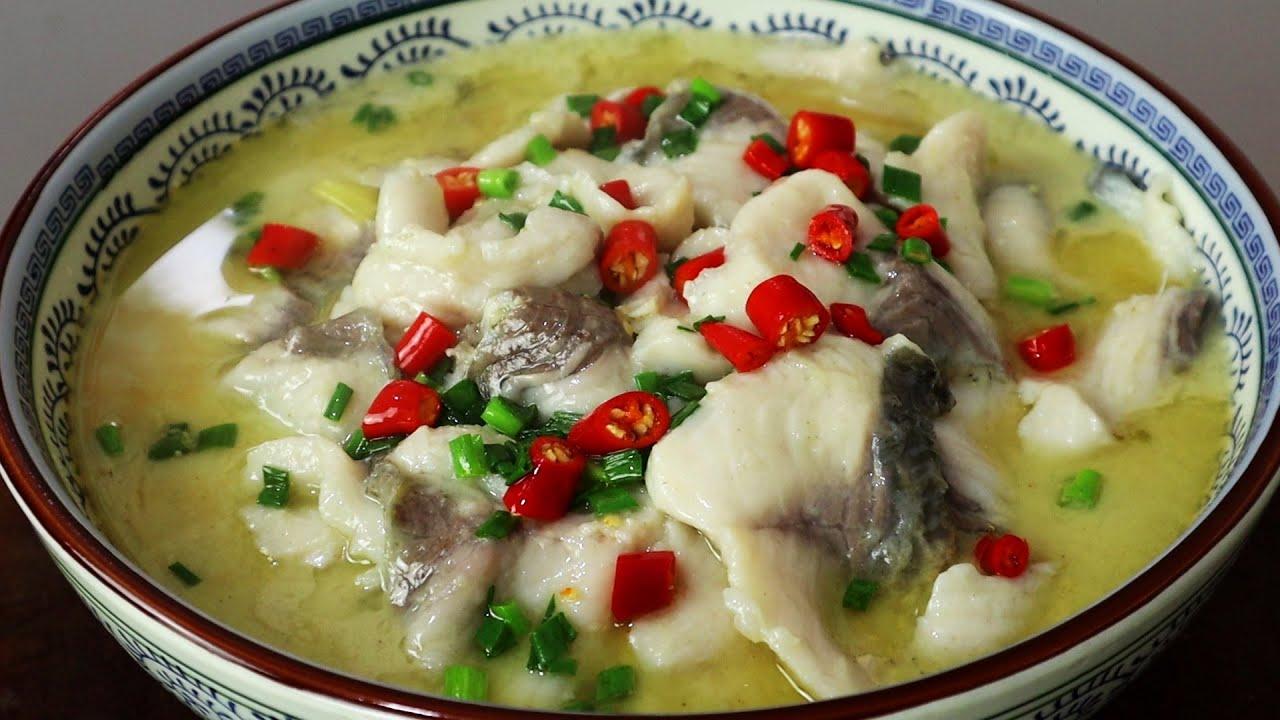 Order 酸菜鱼(黑鱼） Sour Cabbage Boiled Fish food online from South of the Clouds store, New York on bringmethat.com