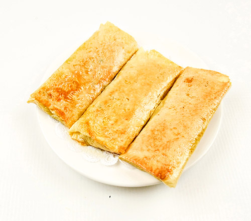 Order Pan Fried Bean Curd Skin Roll food online from Triple Crown Seafood Restaurant store, Chicago on bringmethat.com