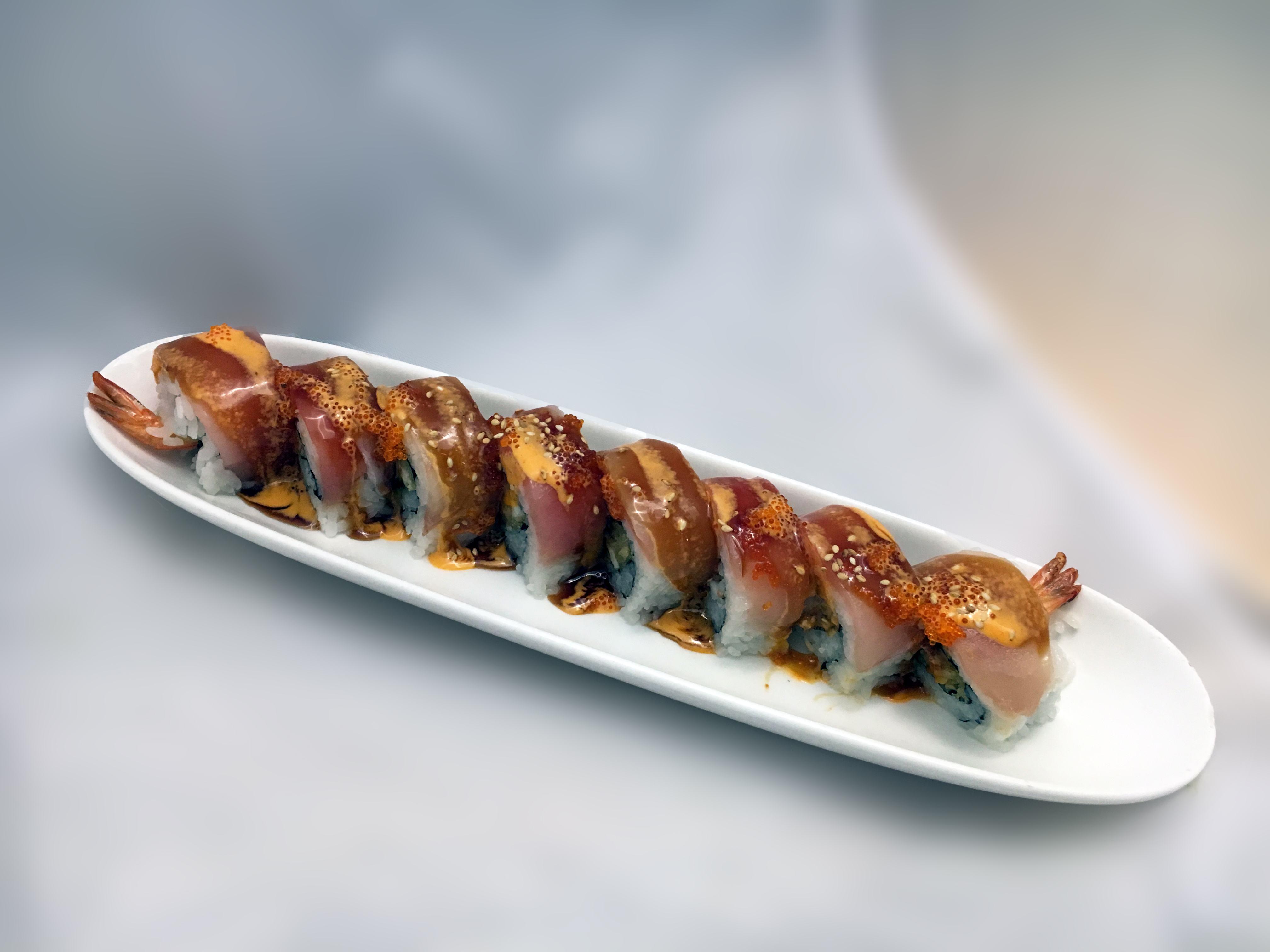 Order Sumo White Roll food online from Joy Sushi store, San Leandro on bringmethat.com