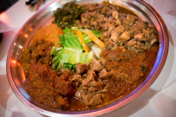 Order 11. Meat Combination food online from New Eritrea Restaurant & Bar store, San Francisco on bringmethat.com