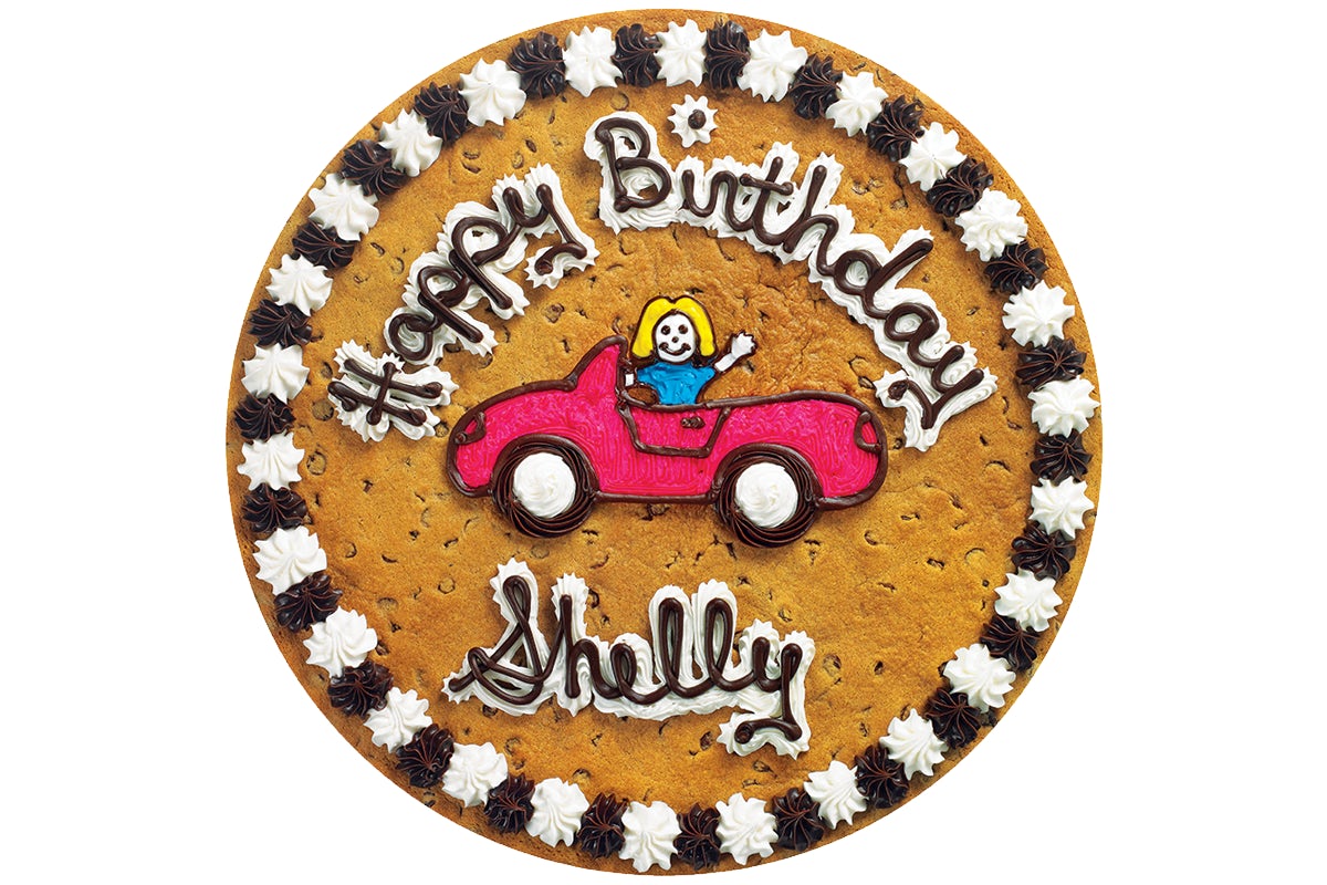 Order Birthday Car - B1007 food online from Great American Cookies store, Mobile on bringmethat.com