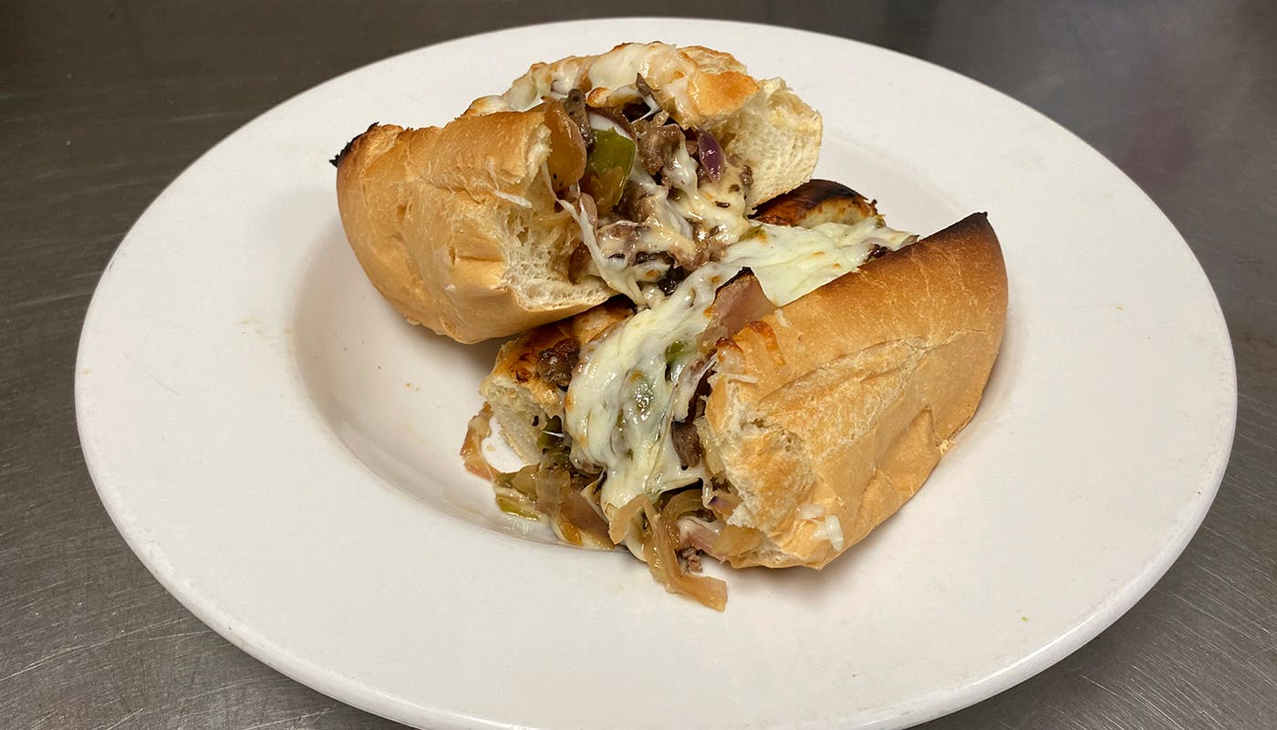 Order Philly Cheesesteak Sandwich - 10'' food online from New York New York Pizza and Pasta store, La Mesa on bringmethat.com