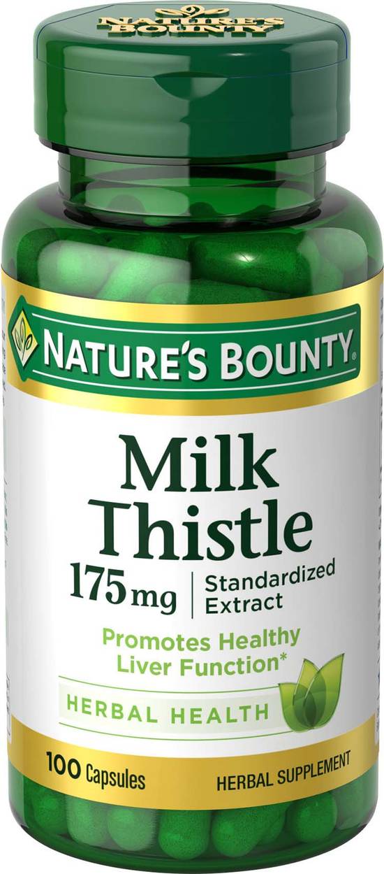 Order Nature's Bounty Milk Thistle Capsules 175mg (100 ct) food online from Rite Aid store, Palm Desert on bringmethat.com