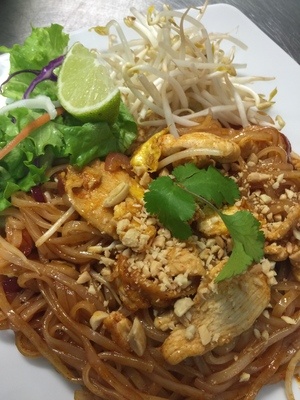 Order Yai's Pad Thai food online from Yai's Thai Kitchen store, Richmond on bringmethat.com