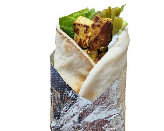 Order Chicken Kebob Wrap food online from American Falafel store, St Louis on bringmethat.com