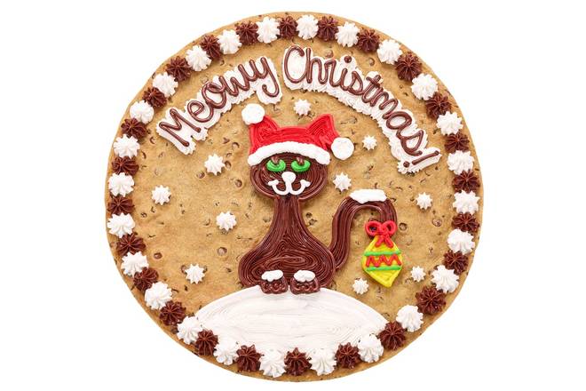 Order Meowy Christmas- HW2832 food online from Great American Cookies store, Denton on bringmethat.com