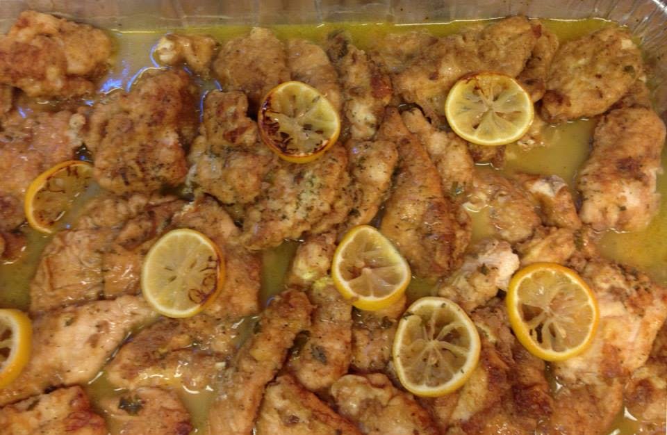 Order Chicken Francese - Entree food online from Giuseppes Trattoria store, Chester on bringmethat.com