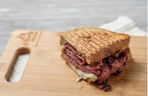 Order NY Hot Pastrami Panini food online from Atlanta Bread Company store, Mobile on bringmethat.com