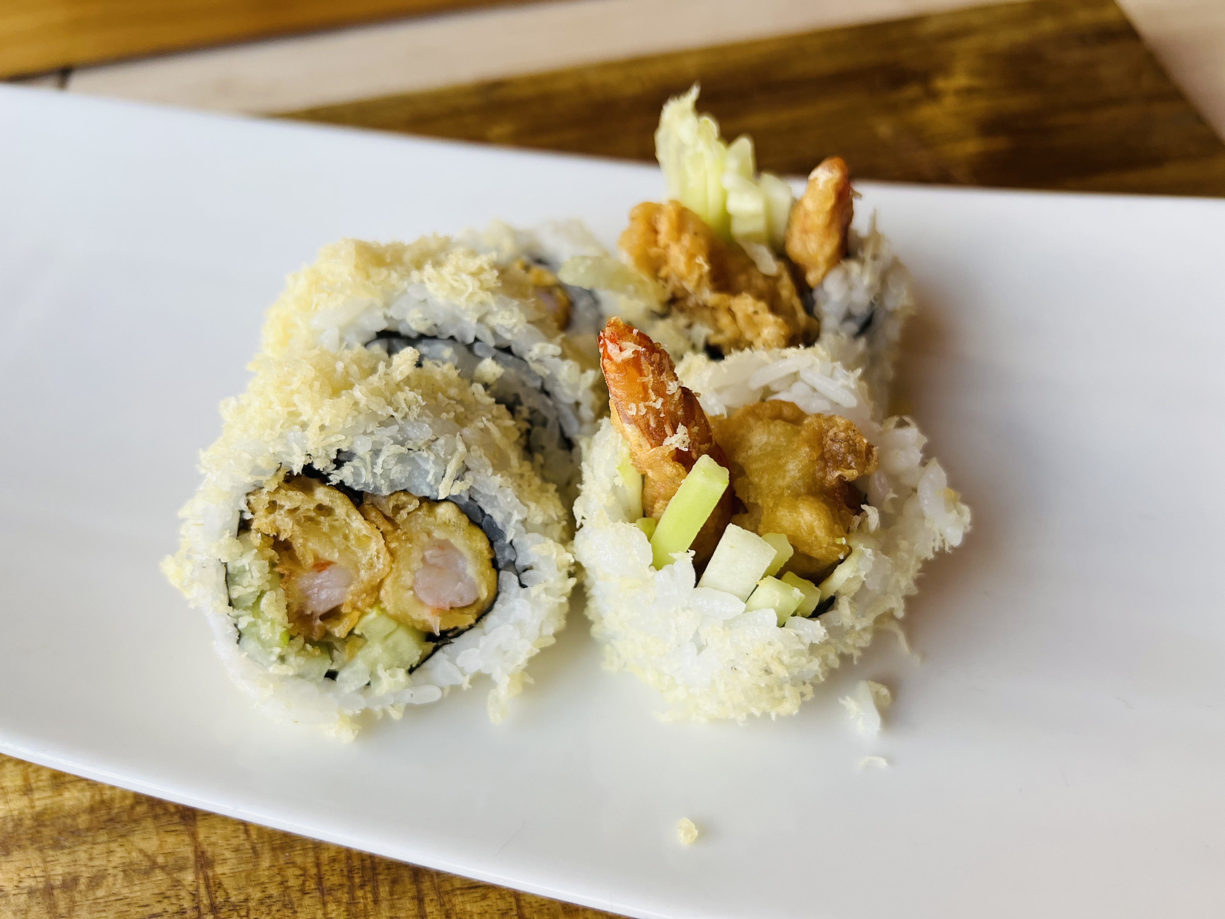 Order Shrimp Tempura Maki Roll food online from Ninja Sushi&Thai store, Chicago on bringmethat.com