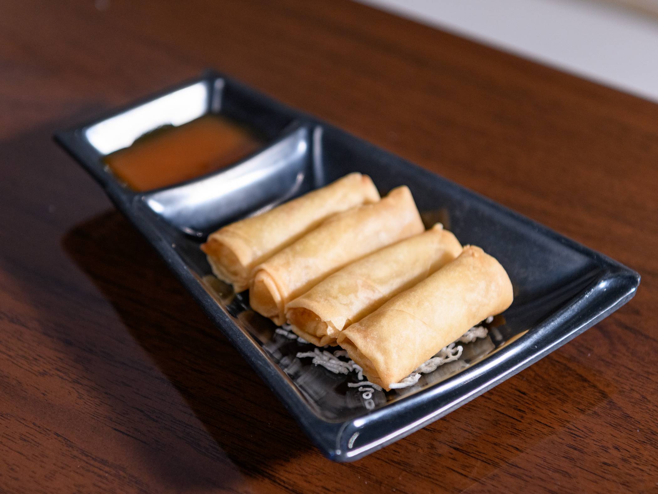 Order A1. T.E.A Spring Roll (4PCS) food online from Tea Cafe On The Corner store, Norman on bringmethat.com
