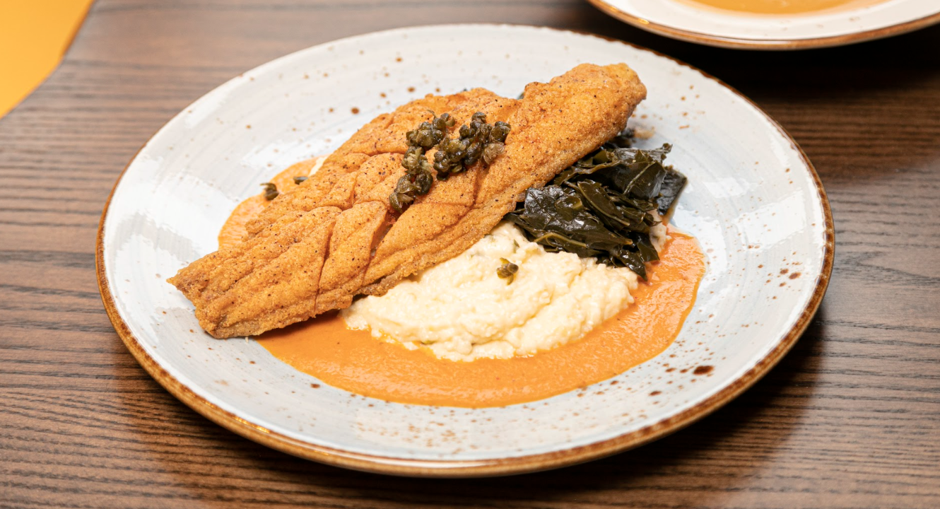 Order Fried Catfish food online from Busboys and Poets store, Washington on bringmethat.com