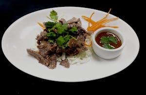 Order Tiger Cry Beef food online from Lanna Thai Restaurant store, Lenexa on bringmethat.com