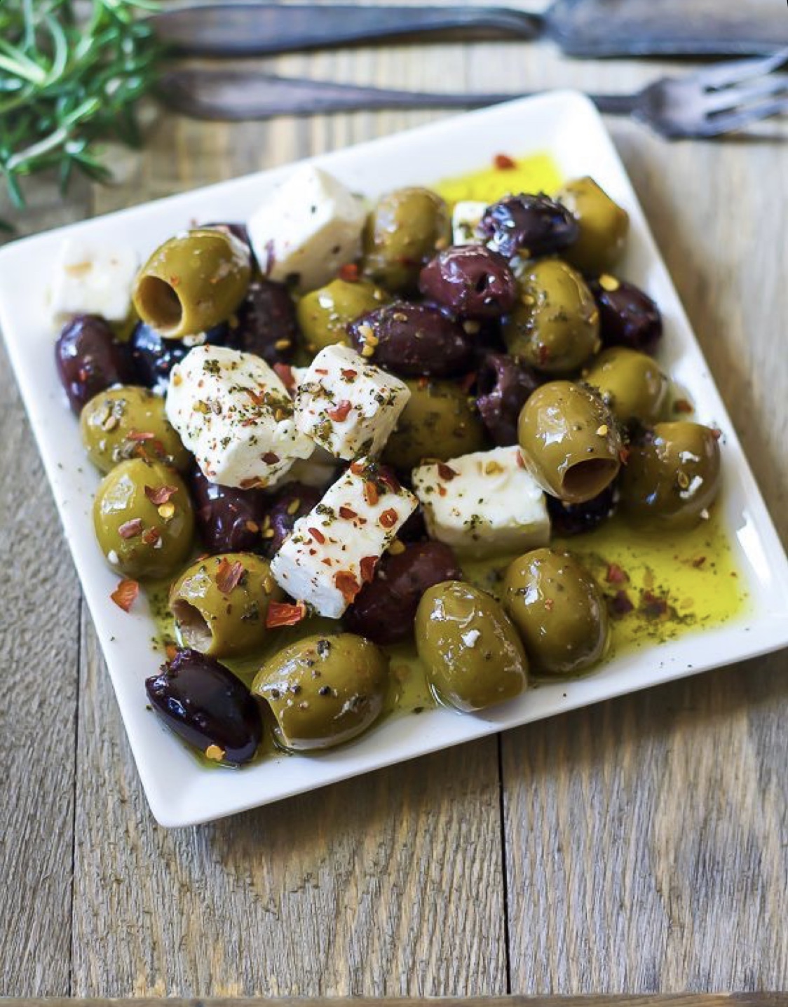 Order Feta Cheese and Olives food online from District North store, Columbus on bringmethat.com