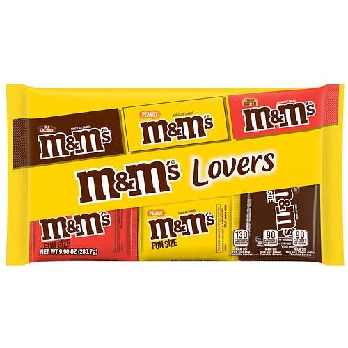 Order M&M's Variety Mix Chocolate Candy Fun Size - 9.9 oz food online from Walgreens store, Des Plaines on bringmethat.com