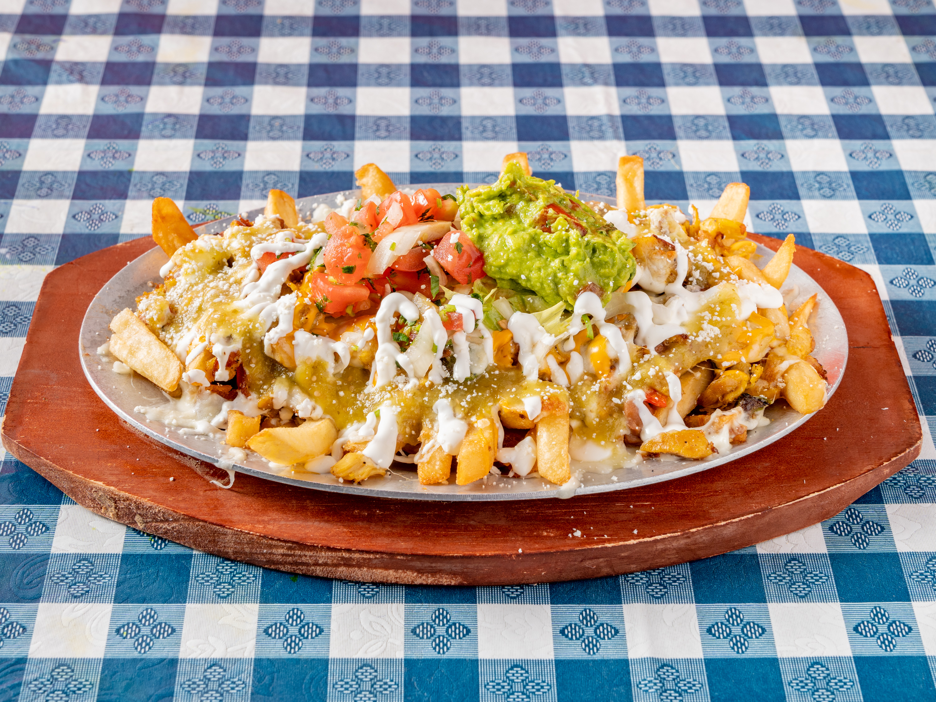 Order Nachos Fries food online from Orale!! Tacos!! store, Astoria on bringmethat.com