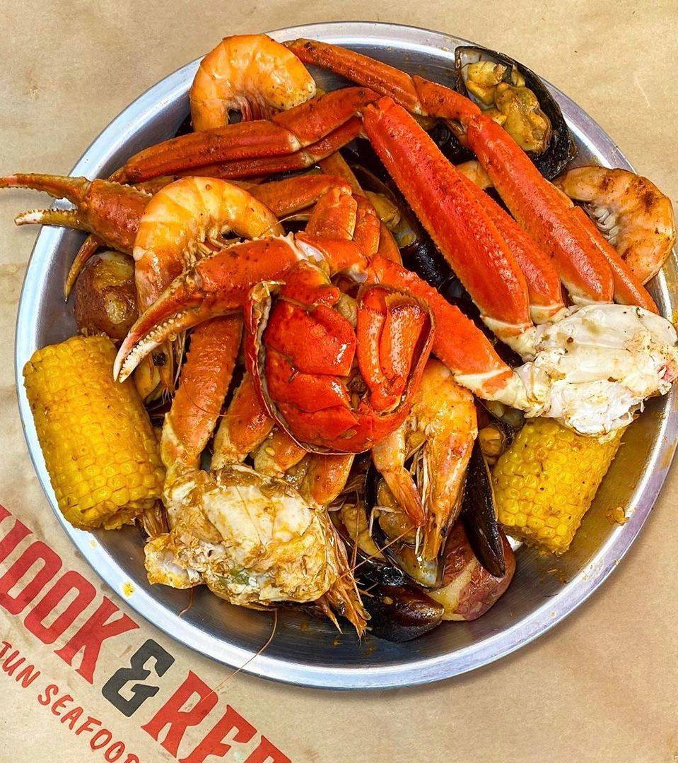 Order Make Your Own Seafood Combo food online from Hook &Amp; Reel Cajun Seafood store, Yonkers on bringmethat.com
