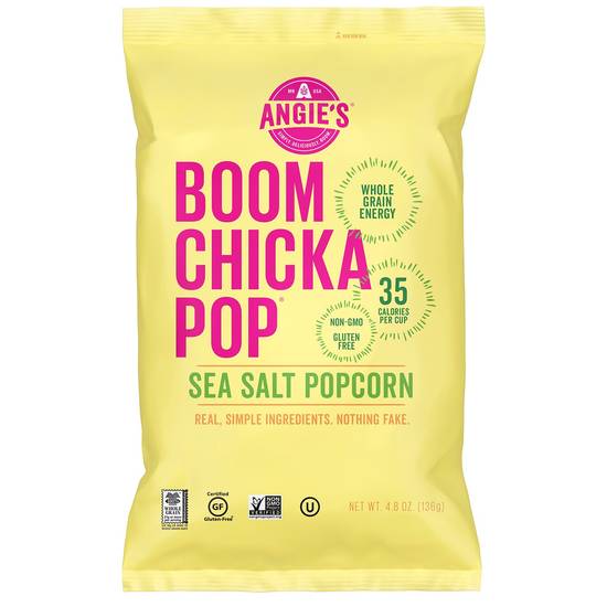 Order Angie's BOOMCHICKAPOP Sea Salt Popcorn, 4.8 Ounce Bag food online from Cvs store, SUNNYVALE on bringmethat.com