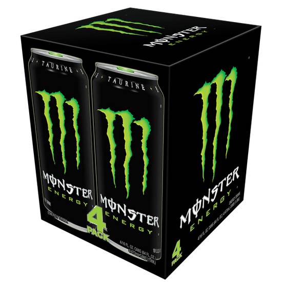 Order Monster 4 Pack 16oz food online from Caseys Carry Out Pizza store, Council Bluffs on bringmethat.com