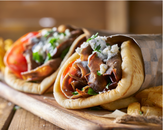 Order Gyro Sandwich food online from The Gyro Spot store, New York on bringmethat.com
