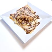 Order Banana Nutella Crepe food online from Crave Cafe store, West Hills on bringmethat.com