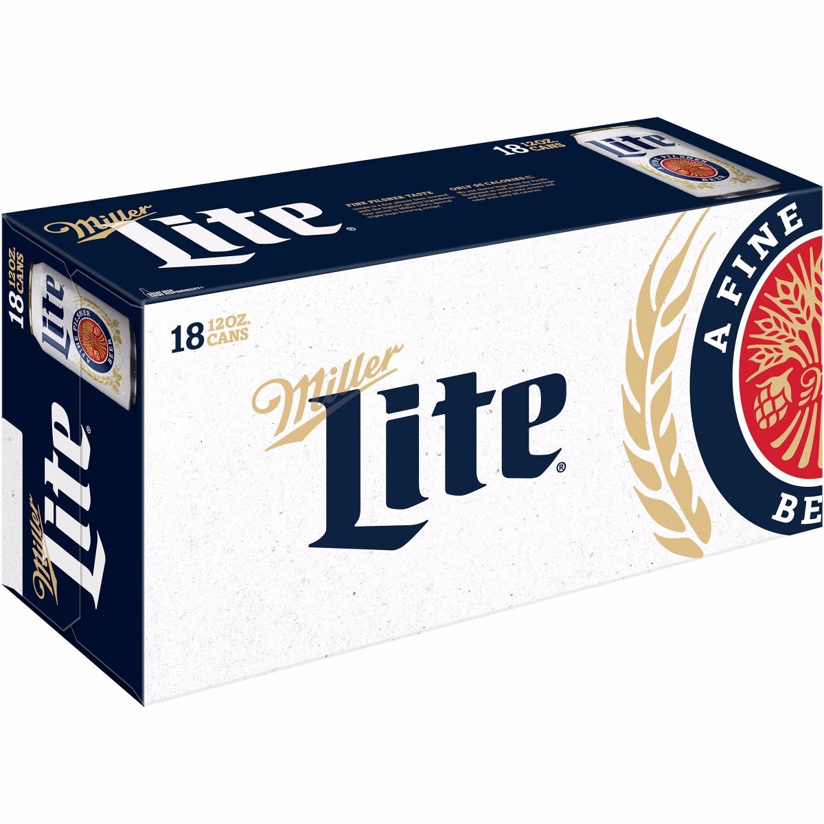 Order Miller Lite 12oz Can 18 Pack food online from Flavors Nyc store, New York on bringmethat.com
