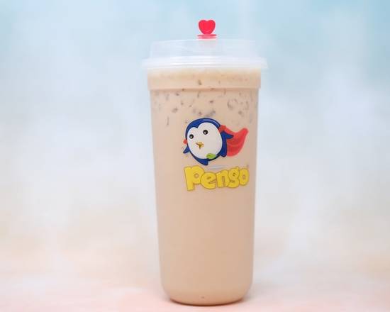 Order Crème Brulle Milk Tea food online from Pengo Drink Station store, Laguna Hills on bringmethat.com