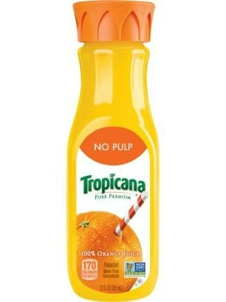 Order Tropicana Orange Juice food online from Man Vs Fries store, San Francisco on bringmethat.com