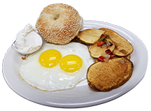 Order 2 Eggs Any Style food online from New York Bagels N Bialys store, Paradise Valley on bringmethat.com