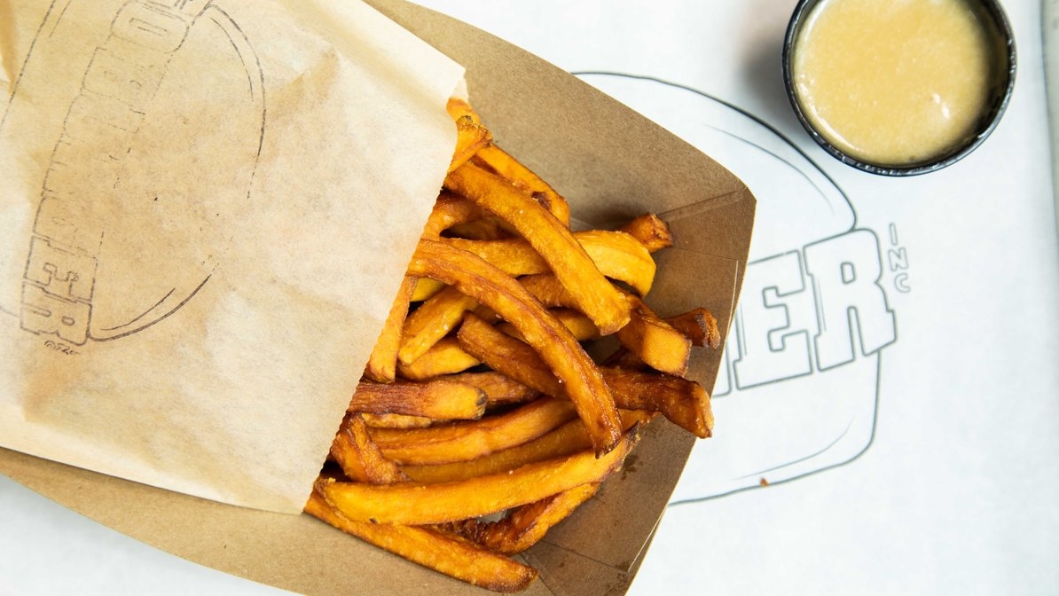 Order Sweet Potato Fries food online from Go Burger store, Mount Sinai on bringmethat.com