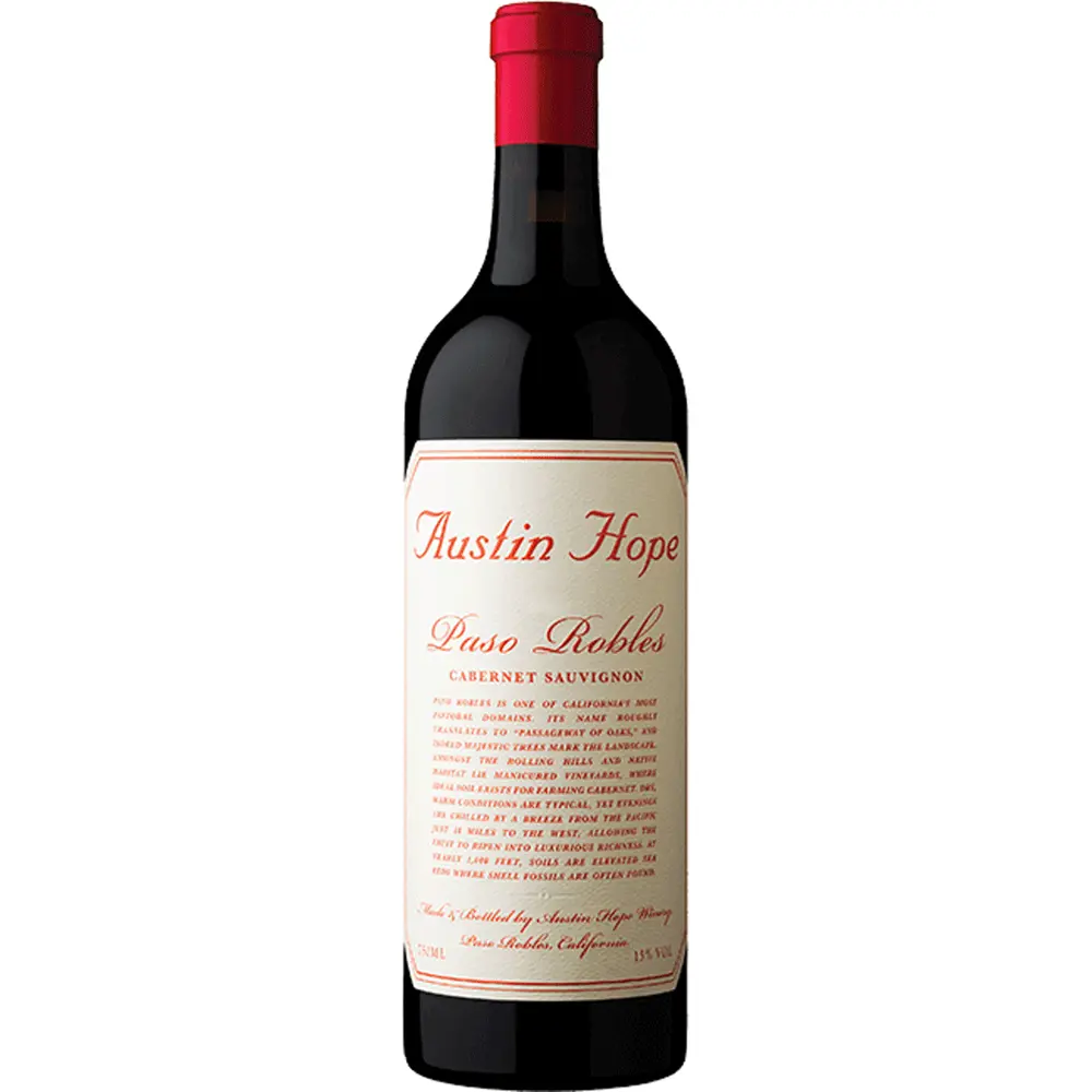 Order Austin Hope Cabernet Sauvignon Wine 750 ml. of  food online from Mirage Wine & Liquor store, Palm Springs on bringmethat.com