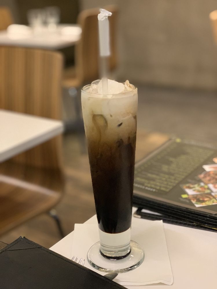 Order Thai Iced Coffee food online from Bangkok Cuisine store, Forest Hills on bringmethat.com