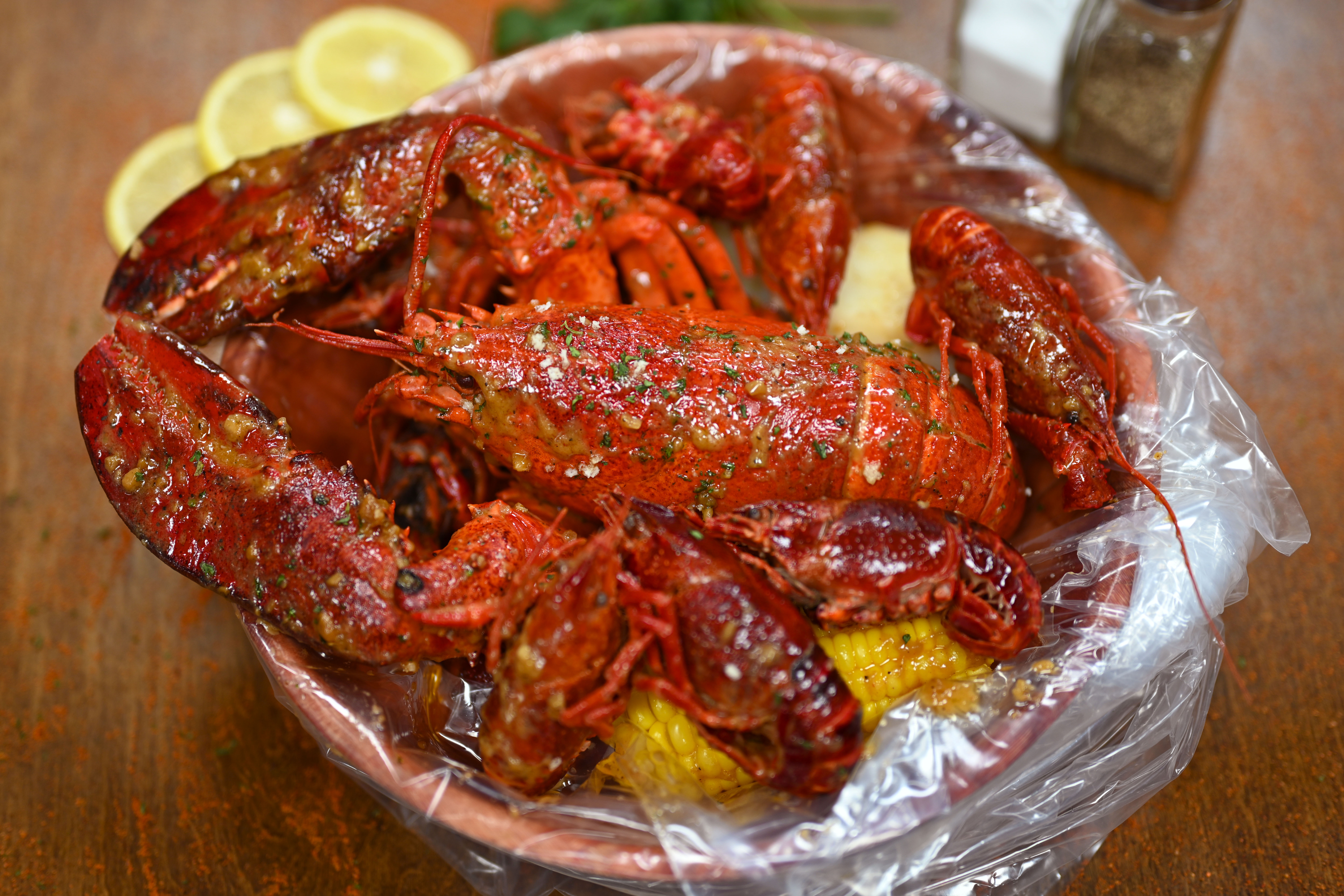 Order Whole Lobster and 1 lb. Crawfish food online from Oceanic Boil store, Rego Park on bringmethat.com