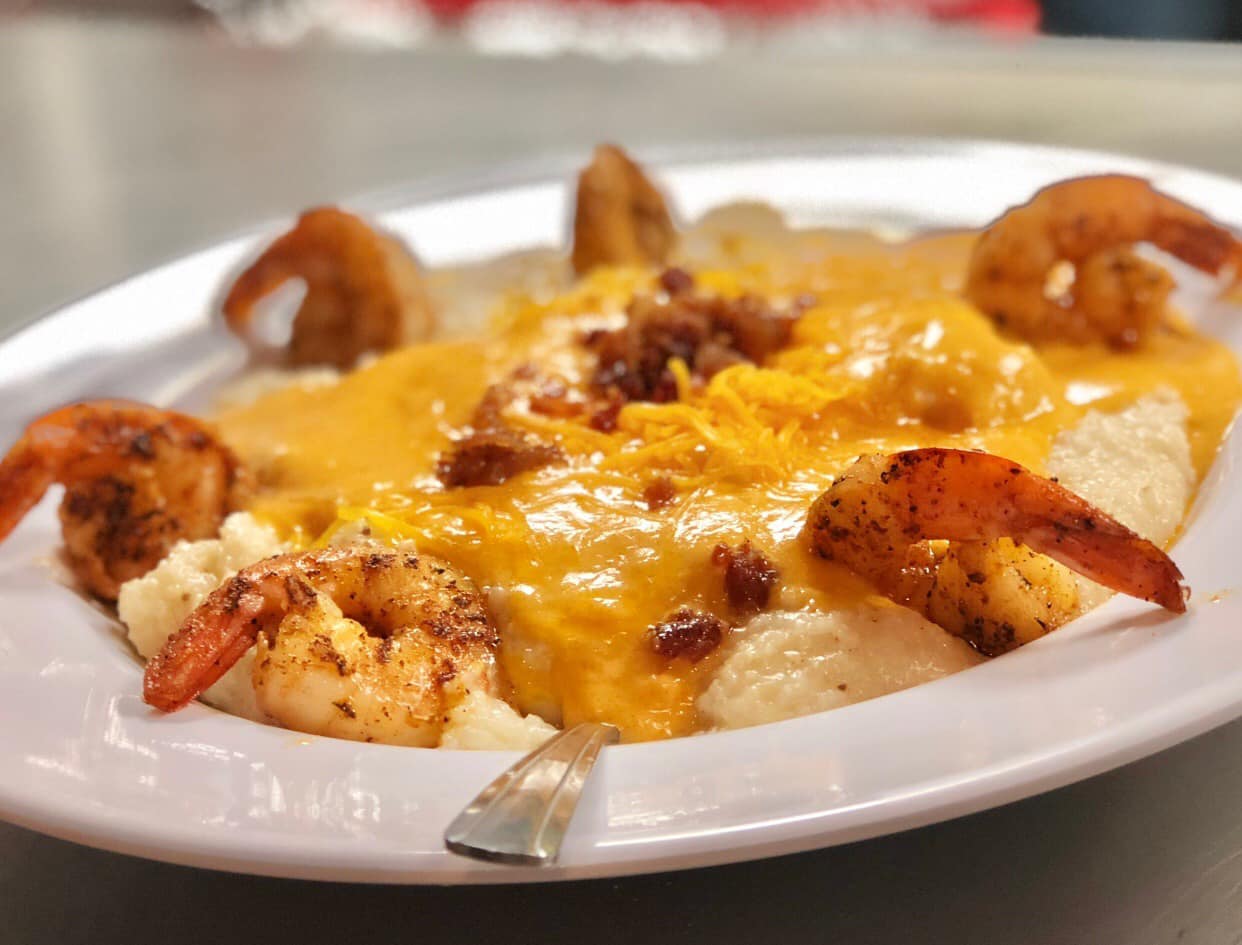 Order Shrimp and Grits food online from The Lost Cajun store, Humble on bringmethat.com