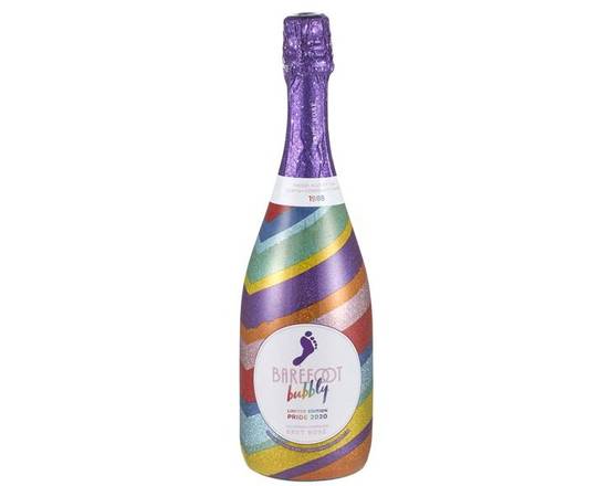 Order Barefoot Bubbly Brut Rose, 750ml (11.5% ABV) food online from 50th Street Liquor, Beer & Wine store, Lubbock on bringmethat.com
