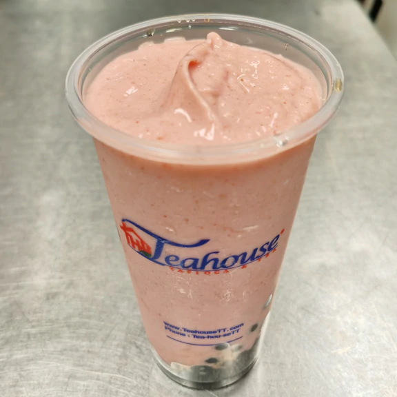 Order Strawberry Banana Cream Blend food online from The Teahouse store, Houston on bringmethat.com