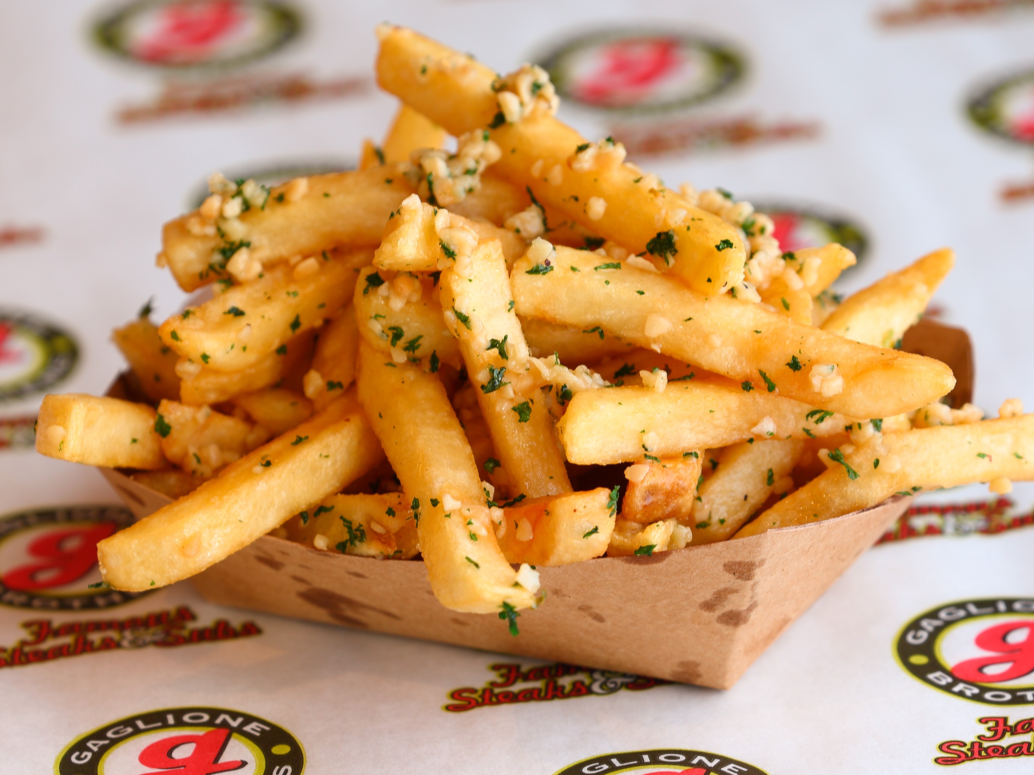 Order Garlic Fries food online from Gaglione Brothers store, San Diego on bringmethat.com