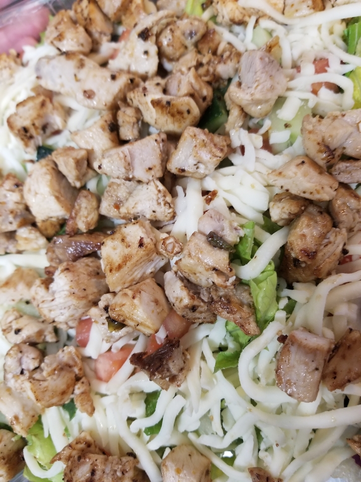 Order Big Grilled Chicken Salad food online from Derby City Pizza store, Fairdale on bringmethat.com