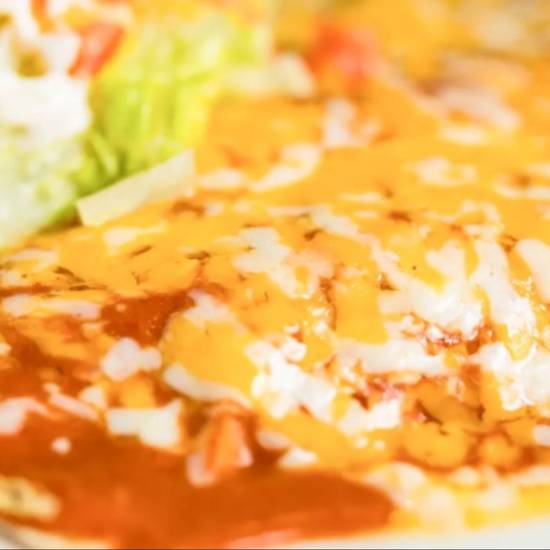 Order One Enchilada food online from El Gringo Mexican Restaurant store, Hermosa Beach on bringmethat.com