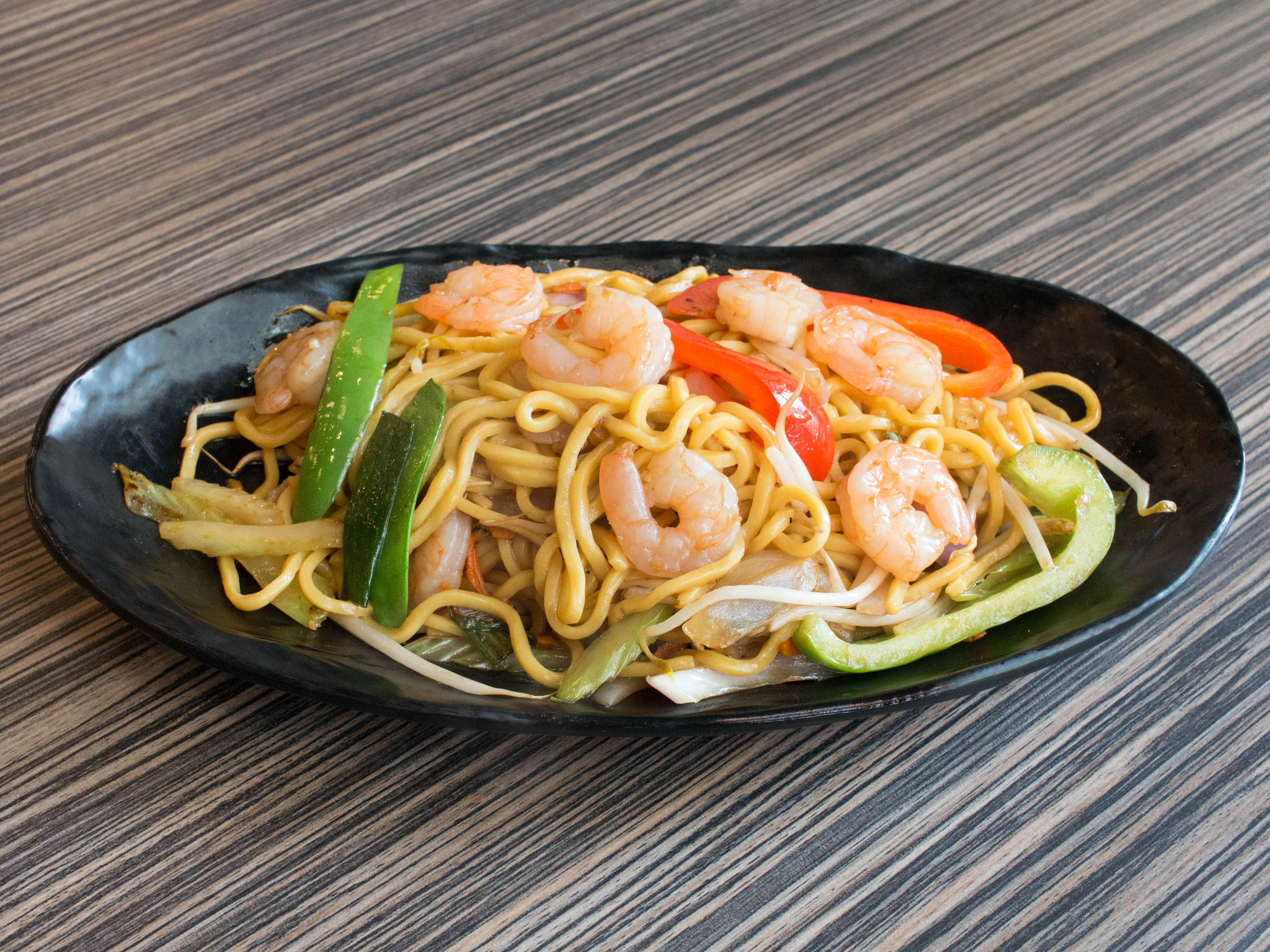 Order Shrimp Lo Mein food online from One Bowl Asian Cuisine store, Ann Arbor on bringmethat.com