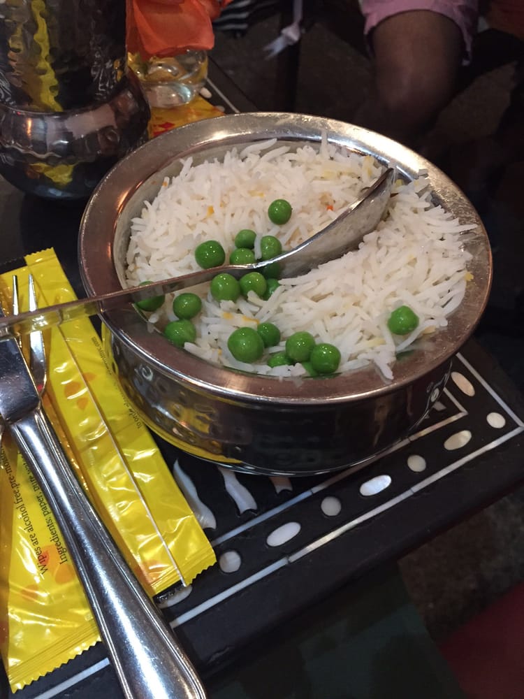 Order Peas Pulao food online from Mughlai Indian Cuisine store, New York on bringmethat.com